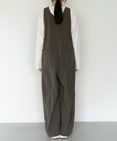 FORK&SPOON（フォークアンドスプーン）の「FORK&SPOON　フロントジップオールインワン（ワンピース・レディース・ブラック/ブラウン系その他・1/2）」の10枚目の写真