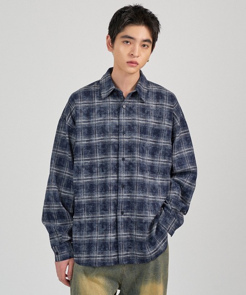 未使用❣️RECTO レクト カットオフディテールカラークロップオーバーシャツ 未使用❣️RECTO レクト カットオフディテールカラークロップ