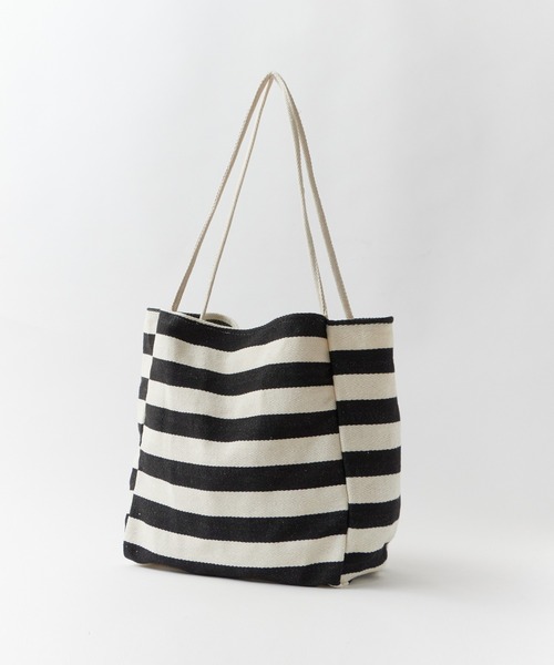 セール】Border Big Size Tote Bag / ボーダービックサイズ