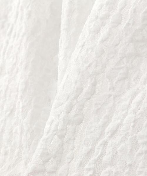 NATURAL BEAUTY BASIC（ナチュラルビューティーベーシック）の「◇ボートネックシアーレーストップス（Tシャツ/カットソー・レディース・ダークブラウン/オフホワイト/ブラック・FREE）」の13枚目の写真