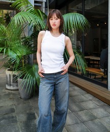 DISCUS(ディスカス)の【DISCUS/ディスカス】パック入り リブタンクトップ(タンクトップ)