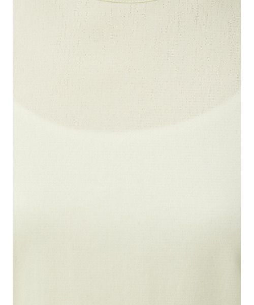 Mila Owen（ミラオーウェン）の「フロッキーベロア後ろスリット半袖トップス（Tシャツ/カットソー・レディース・チャコールグレー/ブラック/イエロー・0/1）」の17枚目の写真