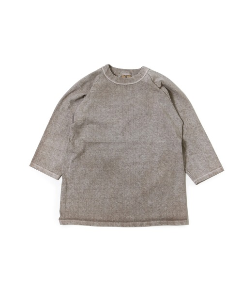 Goodwear(Since1983)(グッドウェア)の「3/4 RAGLAN TEE PIGMENT DYE/ 3/4 ラグランティー ピグメントダイ(Tシャツ/カットソー・メンズ・パープル/ベージュ/グリーン/ブラック/オレンジ/ネイビー/グレー・X-LARGE/LARGE/MEDIUM)」の3枚目の写真