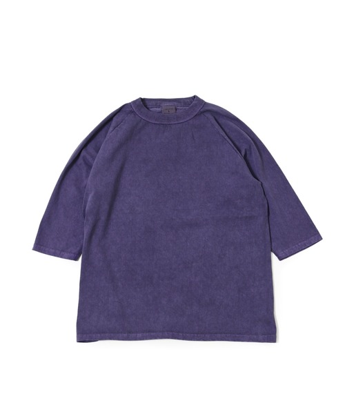 Goodwear(Since1983)(グッドウェア)の「3/4 RAGLAN TEE PIGMENT DYE/ 3/4 ラグランティー ピグメントダイ(Tシャツ/カットソー・メンズ・パープル/ベージュ/グリーン/ブラック/オレンジ/ネイビー/グレー・X-LARGE/LARGE/MEDIUM)」の6枚目の写真