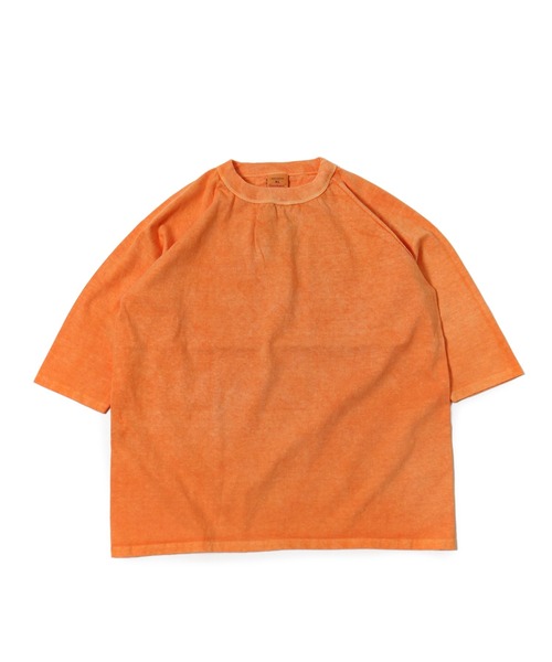 Goodwear(Since1983)(グッドウェア)の「3/4 RAGLAN TEE PIGMENT DYE/ 3/4 ラグランティー ピグメントダイ(Tシャツ/カットソー・メンズ・パープル/ベージュ/グリーン/ブラック/オレンジ/ネイビー/グレー・X-LARGE/LARGE/MEDIUM)」の14枚目の写真