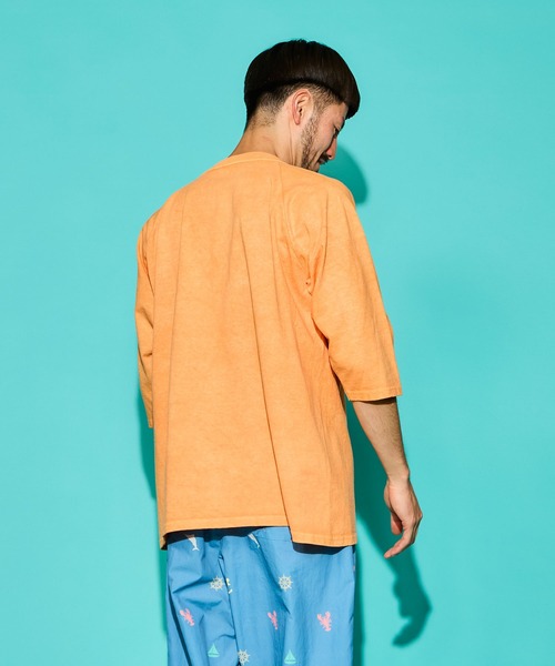 Goodwear(Since1983)(グッドウェア)の「3/4 RAGLAN TEE PIGMENT DYE/ 3/4 ラグランティー ピグメントダイ(Tシャツ/カットソー・メンズ・パープル/ベージュ/グリーン/ブラック/オレンジ/ネイビー/グレー・X-LARGE/LARGE/MEDIUM)」の16枚目の写真