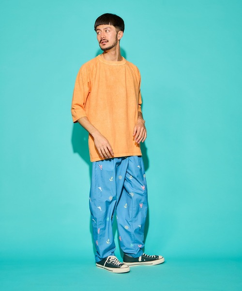 Goodwear(Since1983)(グッドウェア)の「3/4 RAGLAN TEE PIGMENT DYE/ 3/4 ラグランティー ピグメントダイ(Tシャツ/カットソー・メンズ・パープル/ベージュ/グリーン/ブラック/オレンジ/ネイビー/グレー・X-LARGE/LARGE/MEDIUM)」の17枚目の写真