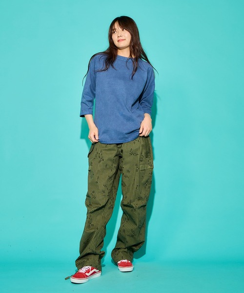 Goodwear(Since1983)(グッドウェア)の「3/4 RAGLAN TEE PIGMENT DYE/ 3/4 ラグランティー ピグメントダイ(Tシャツ/カットソー・メンズ・パープル/ベージュ/グリーン/ブラック/オレンジ/ネイビー/グレー・X-LARGE/LARGE/MEDIUM)」の19枚目の写真