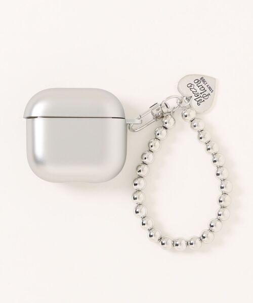 Fun & Daily（ファンアンドデイリー）の「Silver Strap Airpods 4 Case　/ エアポッズ第4世代（ヘッドフォン/イヤホン・レディース・シルバー・FREE）」の3枚目の写真