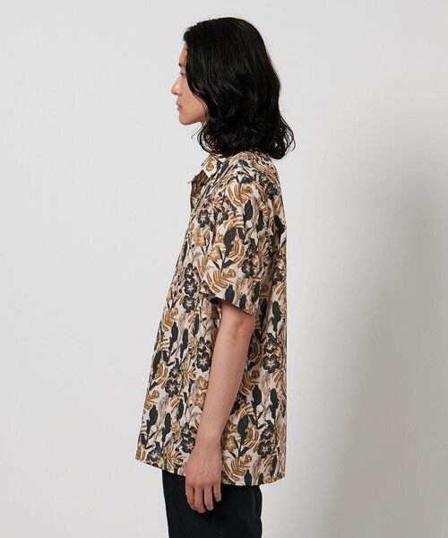 GUY ROVER（ギローバー）の「＜GUY ROVER＞ リーフプリント オープンカラーシャツ（シャツ/ブラウス・メンズ・その他1・M/L/XL）」の4枚目の写真