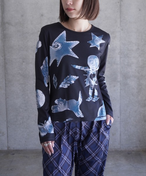 chopova lowena ポリエステル　プリントTシャツ Chopova Lowenaのマルチカラー Toy Box オーバーサイズ 半袖T