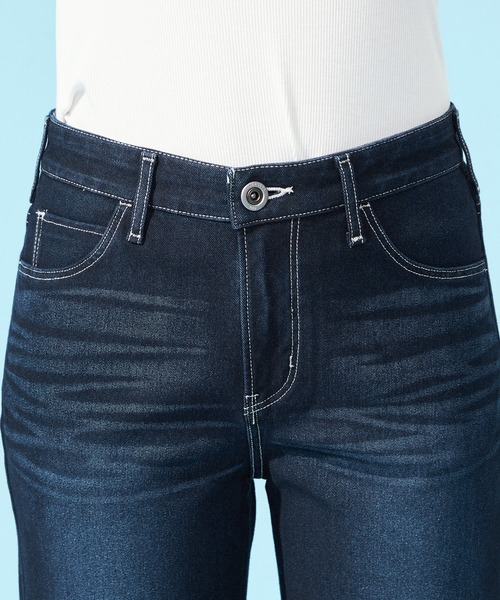 EDWIN（エドウィン）の「EDWIN LADIES ジャージーズ COOL ワイドデニムパンツ【涼】【2025年モデル】（デニムパンツ・レディース・オリーブ/アイボリー/ダークインディゴブルー/ライトインディゴブルー・X-LARGE/SMALL/MEDIUM/LARGE/X-SMALL）」の17枚目の写真