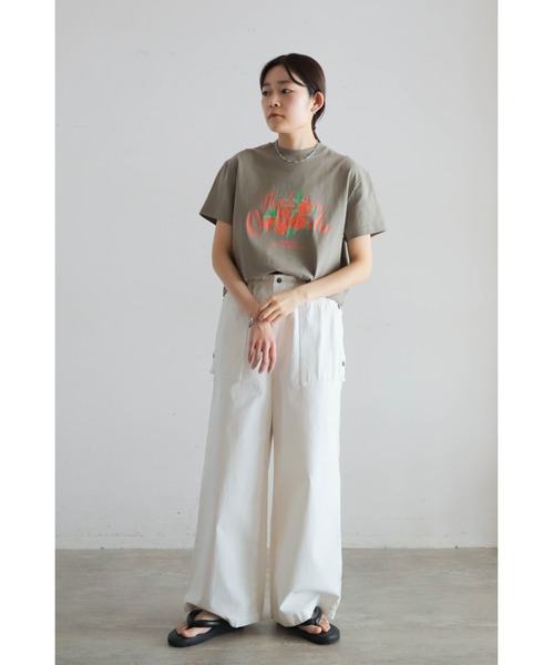 Blanc Bleu Minuit(ブランブルーミニュイ)の「オレンジPT 半袖TEE(Tシャツ/カットソー・レディース・グレー/イエロー・FREE)」の7枚目の写真