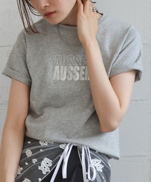 シルバーロゴプリントTシャツ