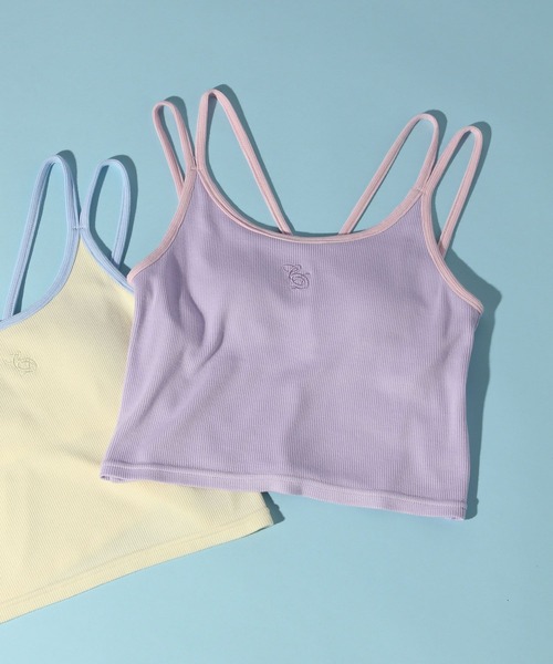 GLOBAL WORK（グローバルワーク）の「コットンキャンディ＊DRYカップ付きキャミ/321465（キャミソール・キッズ・ピンク系その他/クリーム/ブルー系その他/ラベンダー・140cm/160cm/150cm）」の12枚目の写真