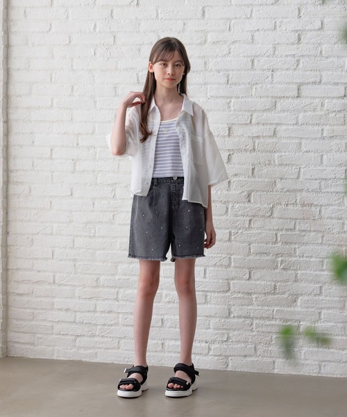 GLOBAL WORK（グローバルワーク）の「コットンキャンディ＊DRYカップ付きキャミ/321465（キャミソール・キッズ・ピンク系その他/クリーム/ブルー系その他/ラベンダー・140cm/160cm/150cm）」の13枚目の写真