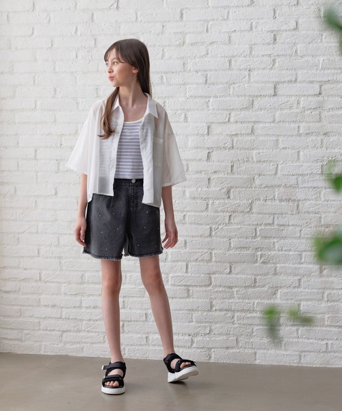 GLOBAL WORK（グローバルワーク）の「コットンキャンディ＊DRYカップ付きキャミ/321465（キャミソール・キッズ・ピンク系その他/クリーム/ブルー系その他/ラベンダー・140cm/160cm/150cm）」の15枚目の写真