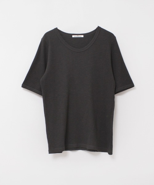 RNA-N(アールエヌエーエヌ)の「M2439 ヴィンテージスラブリブT(Tシャツ/カットソー・レディース・ブラウン/キナリ/ブラック/グレー・FREE)」の19枚目の写真
