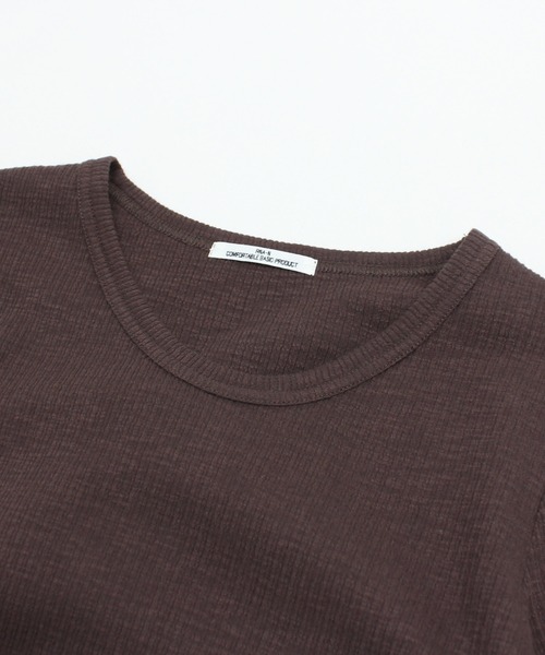 【ブラウン】RNA-N/(W)M2439 ヴィンテージスラブリブT RNA-N｜RNA-N/(W)M2439 ヴィンテージスラブリブT | Rakuten Fashion