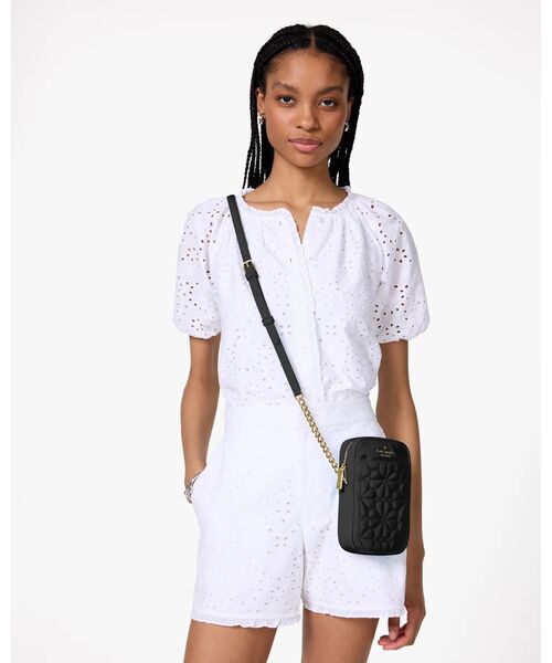 即納! Kate Spade スペード フラワー キルティング クロスボディ kate spade new york｜スペード フラワー コンバーチブル クロス