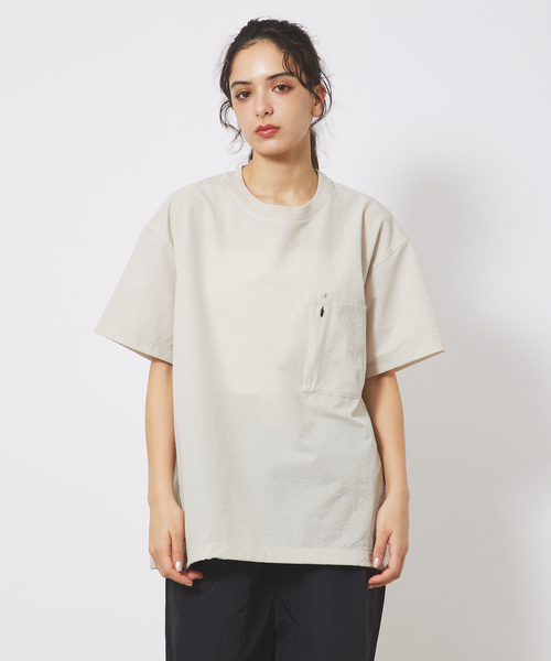 NANGA（ナンガ）の「【NANGA/ナンガ】Dot Air COMFY TEE（Tシャツ/カットソー・メンズ・ベージュ系その他/ブラック/ブルー系その他・M/L/XL）」の6枚目の写真