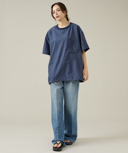 NANGA(ナンガ)の「【NANGA/ナンガ】Dot Air COMFY TEE / 吸汗速乾性 クルーネックTシャツ(Tシャツ/カットソー・メンズ・ベージュ系その他/ブラック/ブルー系その他/ネイビー・M/L/XL)」の8枚目の写真