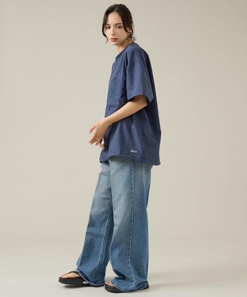 NANGA(ナンガ)の「【NANGA/ナンガ】Dot Air COMFY TEE / 吸汗速乾性 クルーネックTシャツ(Tシャツ/カットソー・メンズ・ベージュ系その他/ブラック/ブルー系その他/ネイビー・M/L/XL)」の9枚目の写真