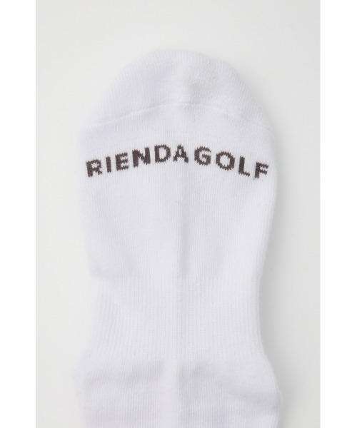 RIENDA GOLF(リエンダゴルフ)の「【RIENDA GOLF】RRベーシックラインソックス(ソックス/靴下・レディース・ホワイト・FREE)」の5枚目の写真