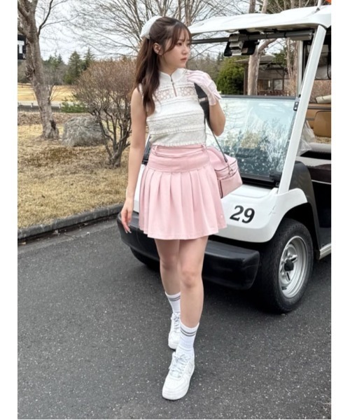 RIENDA GOLF(リエンダゴルフ)の「【RIENDA GOLF】RRベーシックラインソックス(ソックス/靴下・レディース・ホワイト・FREE)」の10枚目の写真