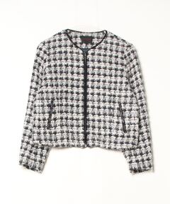 ブランド古着】千鳥格子柄 ショートコート（その他アウター）｜ANAYI