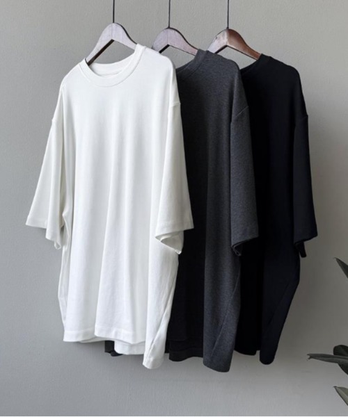 semplice(センプリチェ)の「Tシャツ【韓国ファッション】(Tシャツ/カットソー・レディース・ダークグレー/ホワイト/ブラック・F)」の14枚目の写真