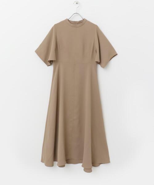 URBAN RESEARCH ROSSO WOMEN(アーバンリサーチ ロッソ)の「フレアスリーブステッチデザインワンピース(ワンピース・レディース・チャコールグレー/ネイビー/モカ・FREE)」の12枚目の写真