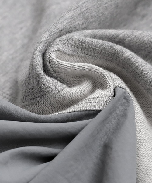 antiqua(アンティカ)の「3素材切替ドッキングAラインワンピース(ワンピース・レディース・ブラック/杢グレー・ONESIZE)」の18枚目の写真