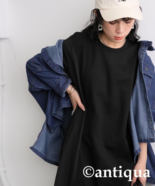 【極美品】トッカ TOCCA ドッキング切り替えワンピース Aライン M LUCA/LADY LUCK LUCA（ルカ/レディラックルカ）の「LC/LLL