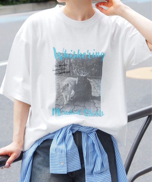 tiptop(ティップトップ)の「アソートフォトロゴBIGTシャツ(Tシャツ/カットソー・レディース・ホワイト系その他/グレー系その他/オフホワイト/チャコールグレー/グレー系その他2/ホワイト系その他2・FREE)」の3枚目の写真