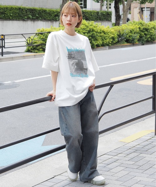 tiptop(ティップトップ)の「アソートフォトロゴBIGTシャツ(Tシャツ/カットソー・レディース・ホワイト系その他/グレー系その他/オフホワイト/チャコールグレー/グレー系その他2/ホワイト系その他2・FREE)」の19枚目の写真