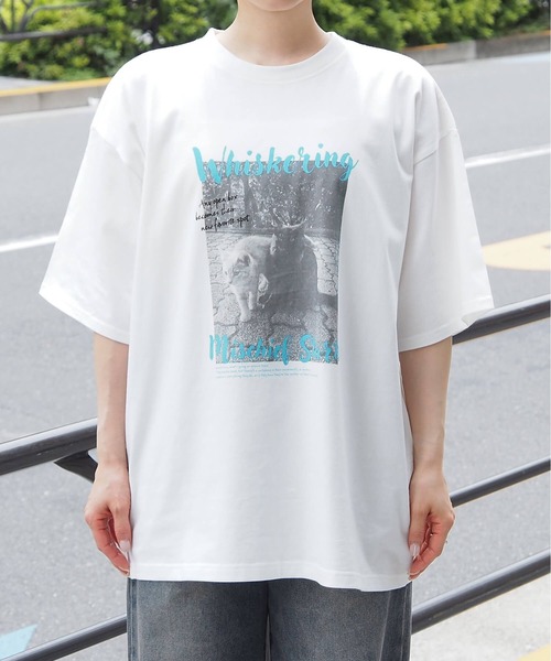 tiptop(ティップトップ)の「アソートフォトロゴBIGTシャツ(Tシャツ/カットソー・レディース・ホワイト系その他/グレー系その他/オフホワイト/チャコールグレー/グレー系その他2/ホワイト系その他2・FREE)」の22枚目の写真