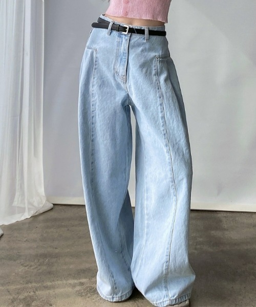 REBALANCE(リバランス)の「レディースワイドパンツ(その他パンツ・レディース・B/A・MEDIUM/LARGE)」の2枚目の写真