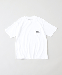 White Mountaineering MULTI LOGO POCKET T