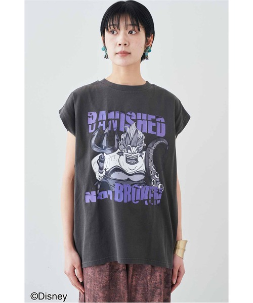 MEDE19F(メデジュウキュウ)の「MEDE19F 【Disney】古着屋でみつけたようなノースリーブTシャツ〈ヴィランズ〉(Tシャツ/カットソー・レディース・ピンク/ブルー/グリーン・L/M/LL)」の1枚目の写真