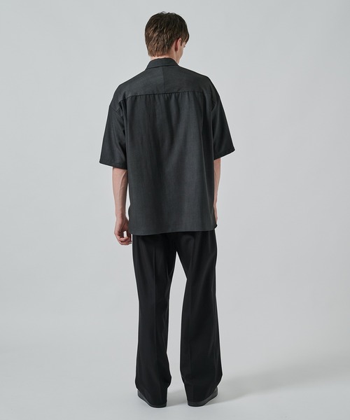 STUDIOUS（ステュディオス）の「URBAN DYE RELAX SHIRTS S.S（シャツ/ブラウス・メンズ・ブラック/ダークブルー・1/2）」の6枚目の写真