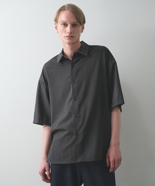 STUDIOUS(ステュディオス)の「【STUDIOUS】URBAN DYE RELAX SHIRTS S.S(シャツ/ブラウス・メンズ・ブラック/ダークブルー・1/2)」の15枚目の写真