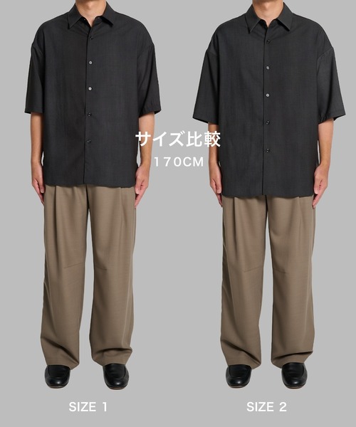 STUDIOUS(ステュディオス)の「【STUDIOUS】URBAN DYE RELAX SHIRTS S.S(シャツ/ブラウス・メンズ・ブラック/ダークブルー・1/2)」の19枚目の写真