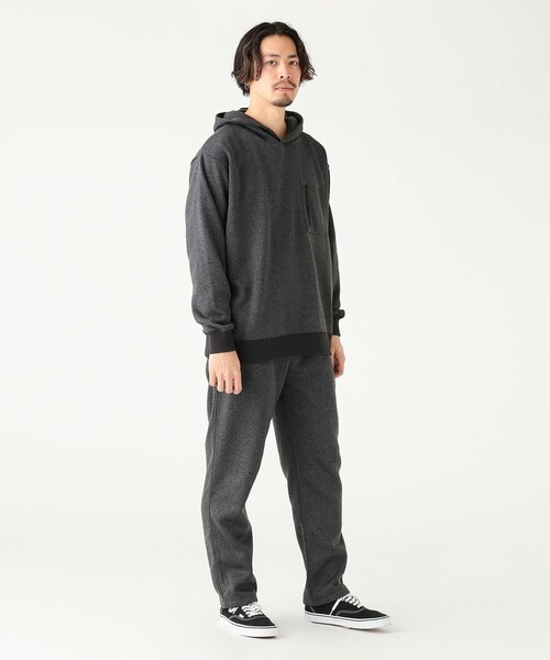 B:MING by BEAMS（ビーミングバイビームス）の「ライトフリース フーデッド パーカ（ユニセックス）（スウェット・メンズ・チャコールグレー/ライトグレー/ネイビー・S/M/L/XL）」の6枚目の写真