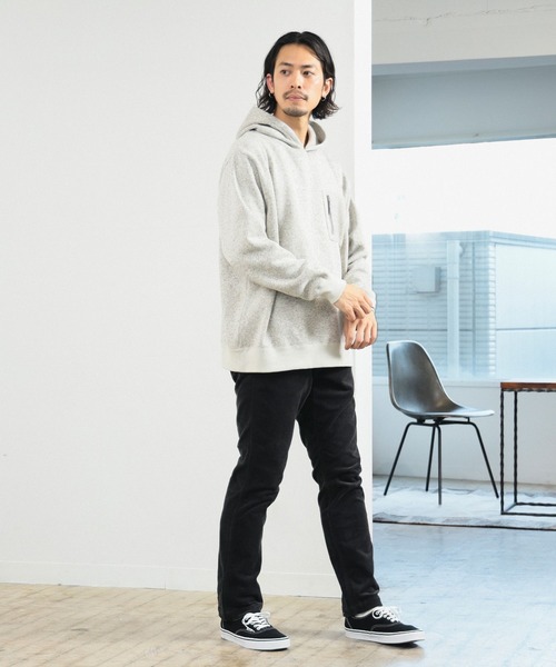 B:MING by BEAMS(ビーミングバイビームス)の「ライトフリース フーデッド パーカ(スウェット・メンズ・チャコールグレー/ライトグレー/ネイビー・S/M/L/XL)」の7枚目の写真