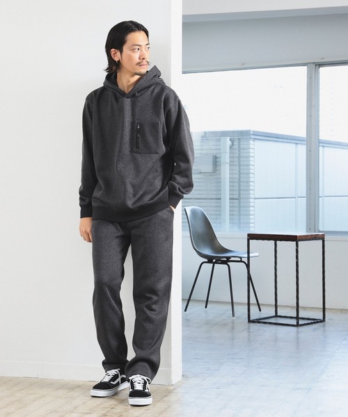 B:MING by BEAMS(ビーミングバイビームス)の「ライトフリース フーデッド パーカ(スウェット・メンズ・チャコールグレー/ライトグレー/ネイビー・S/M/L/XL)」の8枚目の写真