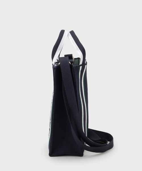 OPAQUE.CLIP(オペークドットクリップ)の「【2WAY】ラインハンドルスクエアニットミニショルダーバッグ(ショルダーバッグ・レディース・ベージュ/ネイビー/ブラック・00)」の14枚目の写真