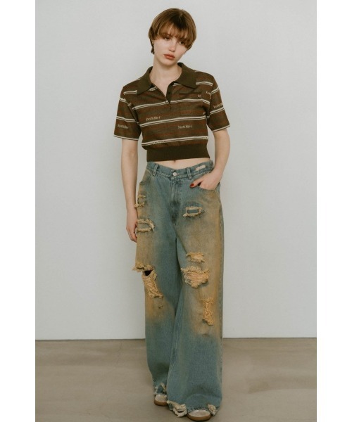 Knuth Marf デニムパンツ denim baggy pants/blue | KNUTH MARF