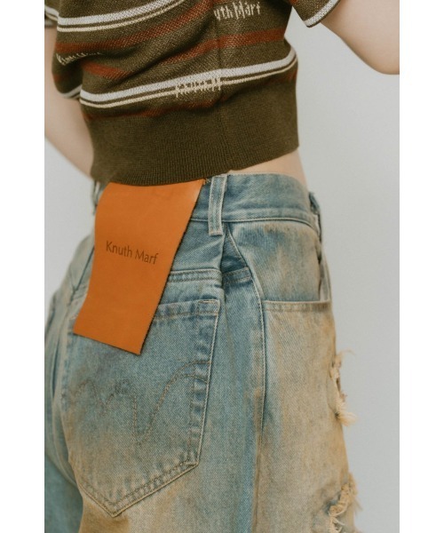 Knuth Marf（クヌースマーフ）の「damage denim pants（デニム