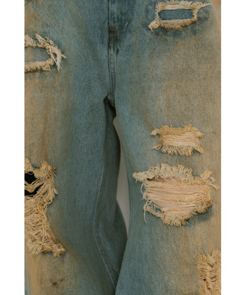 Knuth Marf デニムジーンズ denim baggy pants/blue | KNUTH MARF